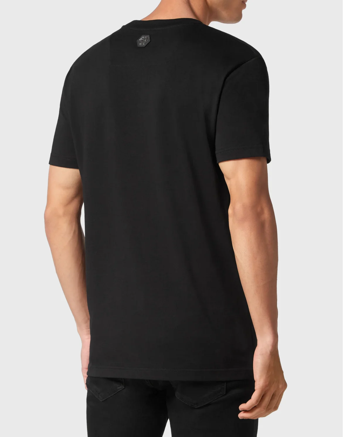 T-shirt Round Neck SS Skull and Plein, цвет: Черный
