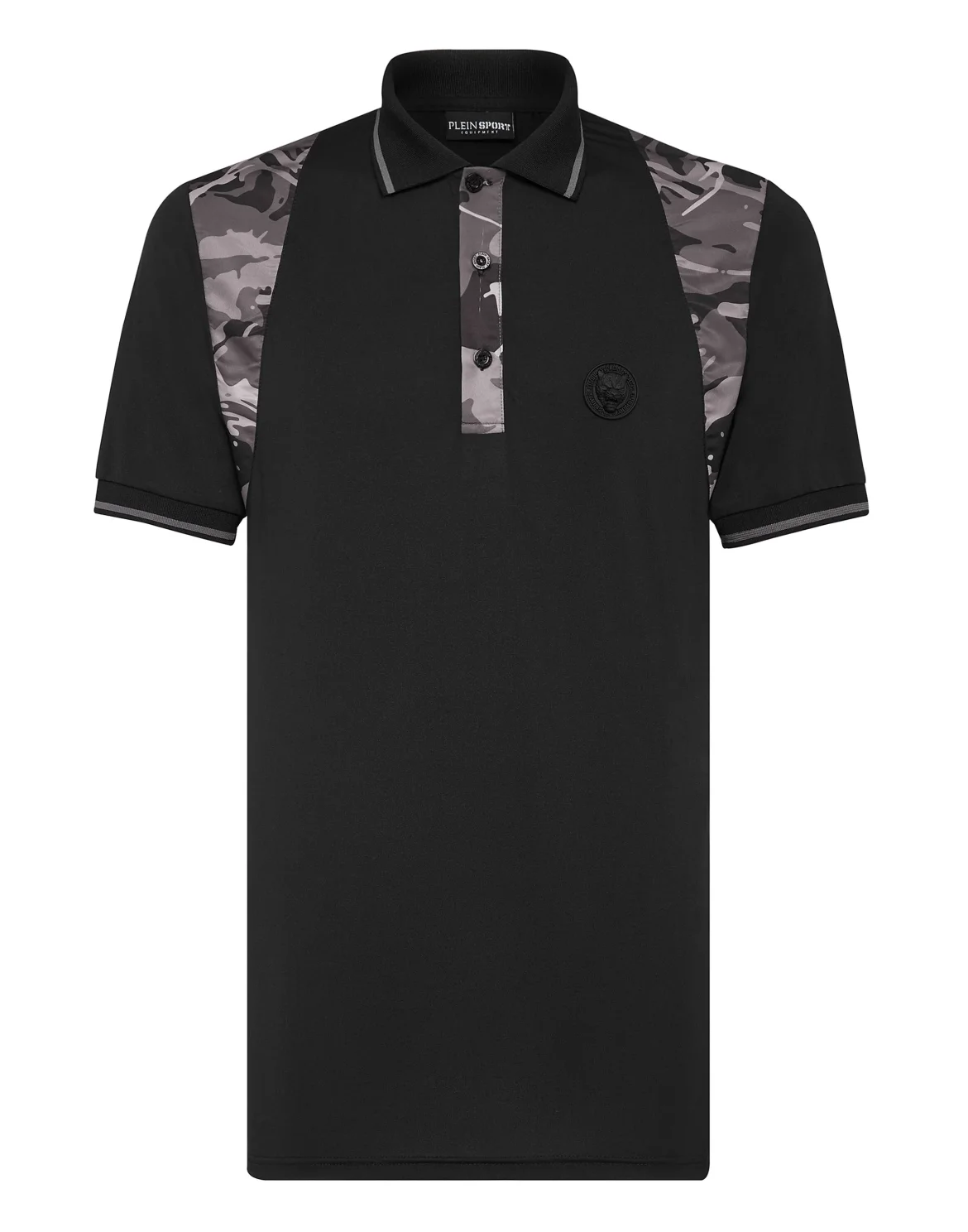 Polo shirt SS Camouflage, цвет: Черный