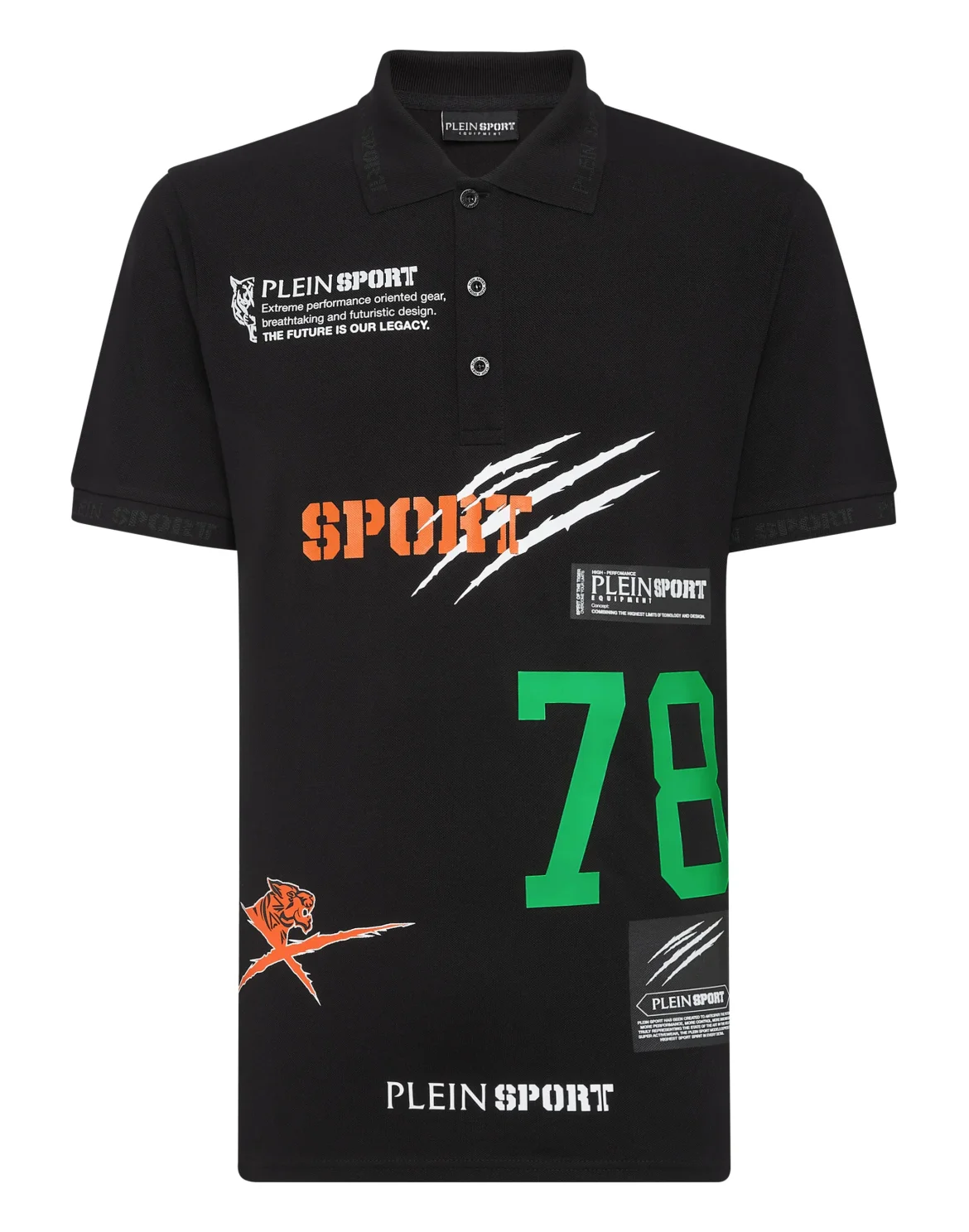 Polo shirt SS Multilogo, цвет: Черный