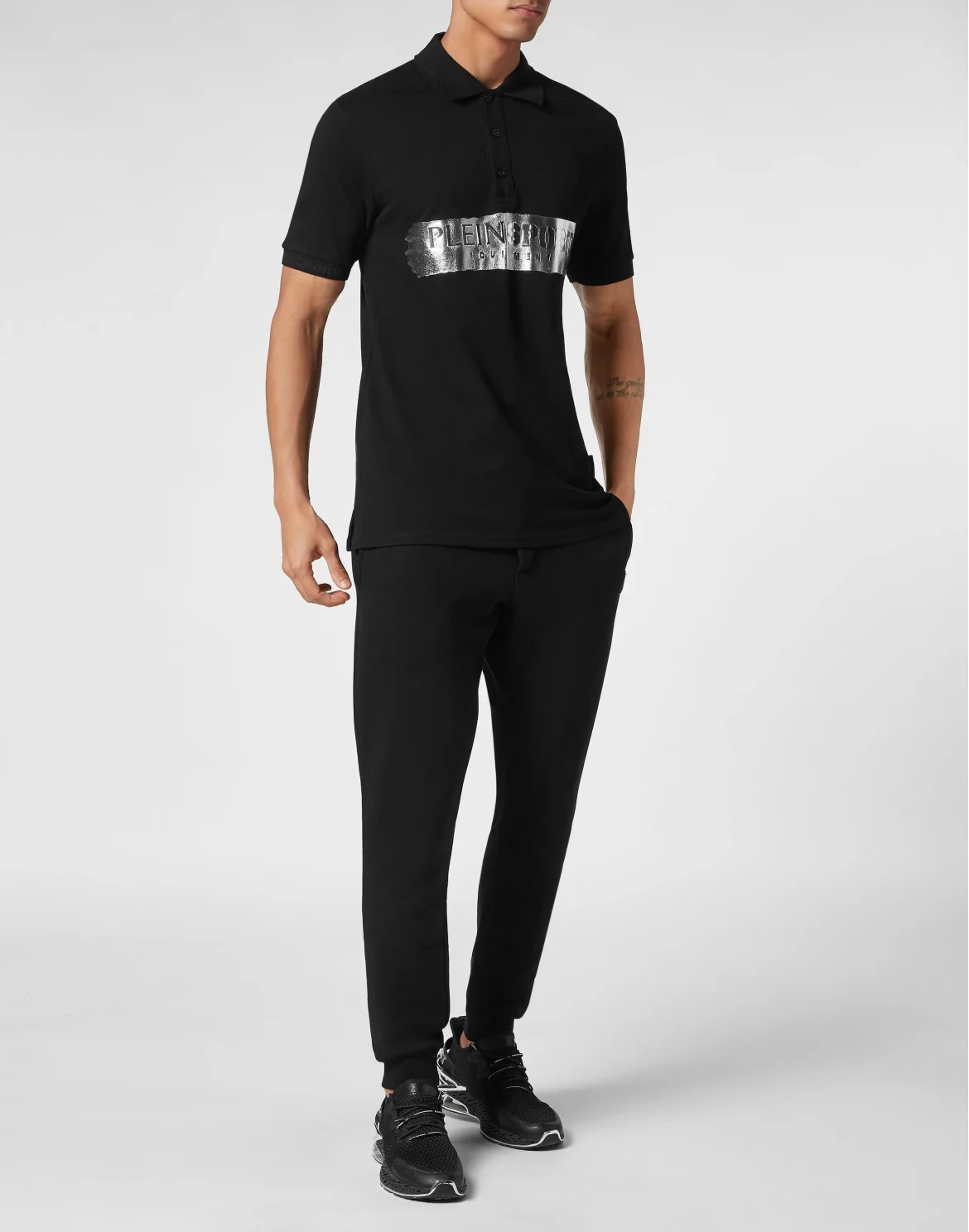 Polo shirt SS Silver Brush, цвет: Черный
