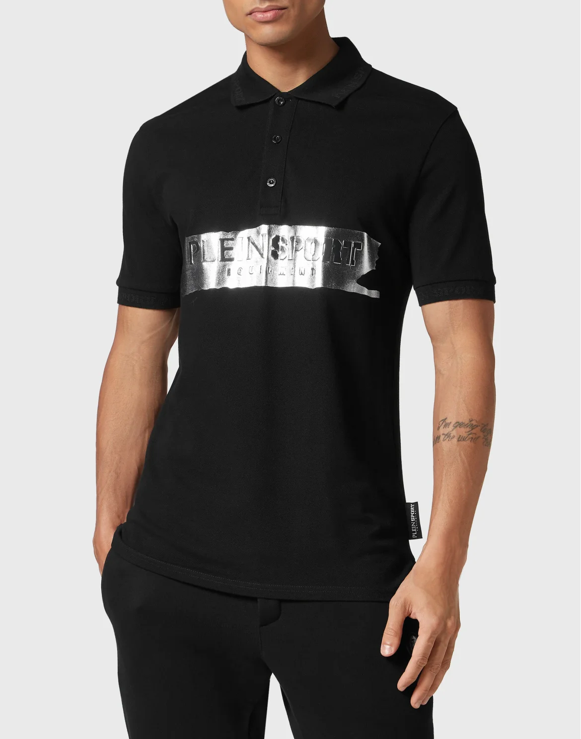 Polo shirt SS Silver Brush, цвет: Черный