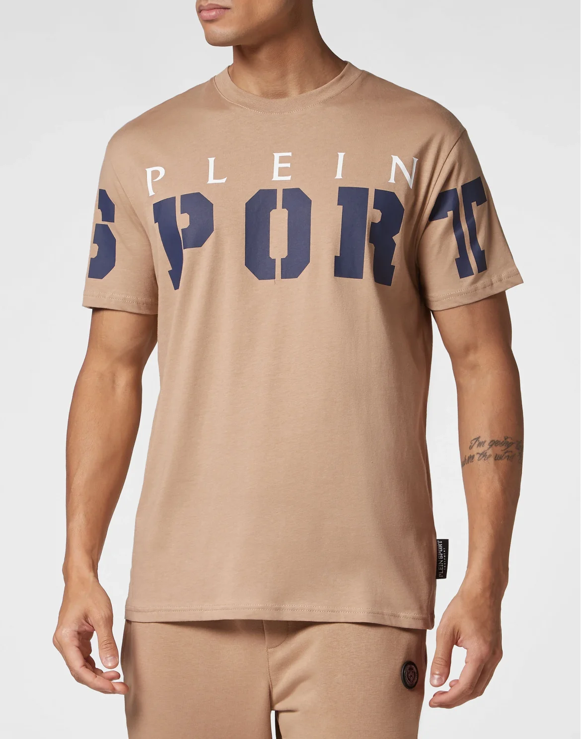 T-shirt Round Neck SS, цвет: Бежевый