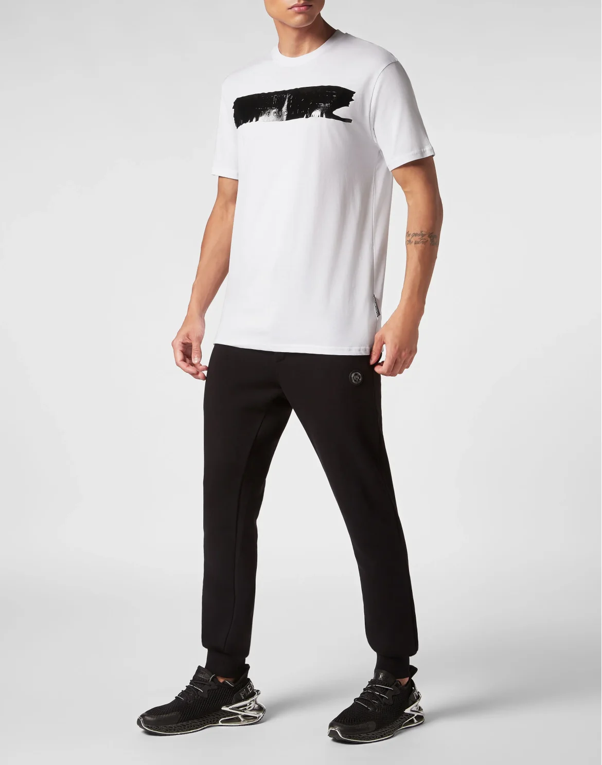 T-shirt Round Neck SS Silver Brush, цвет: Белый