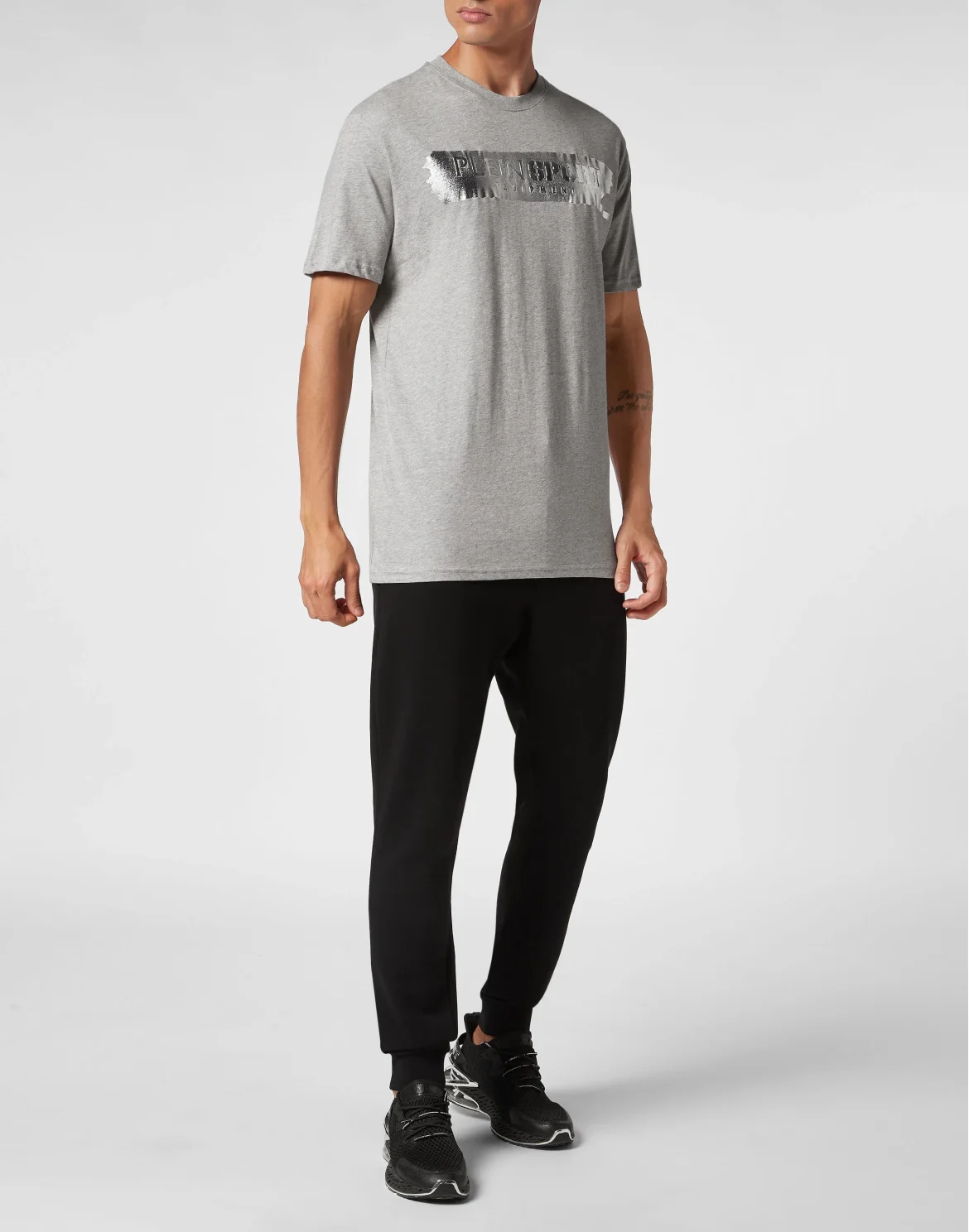 T-shirt Round Neck SS Silver Brush, цвет: Серый