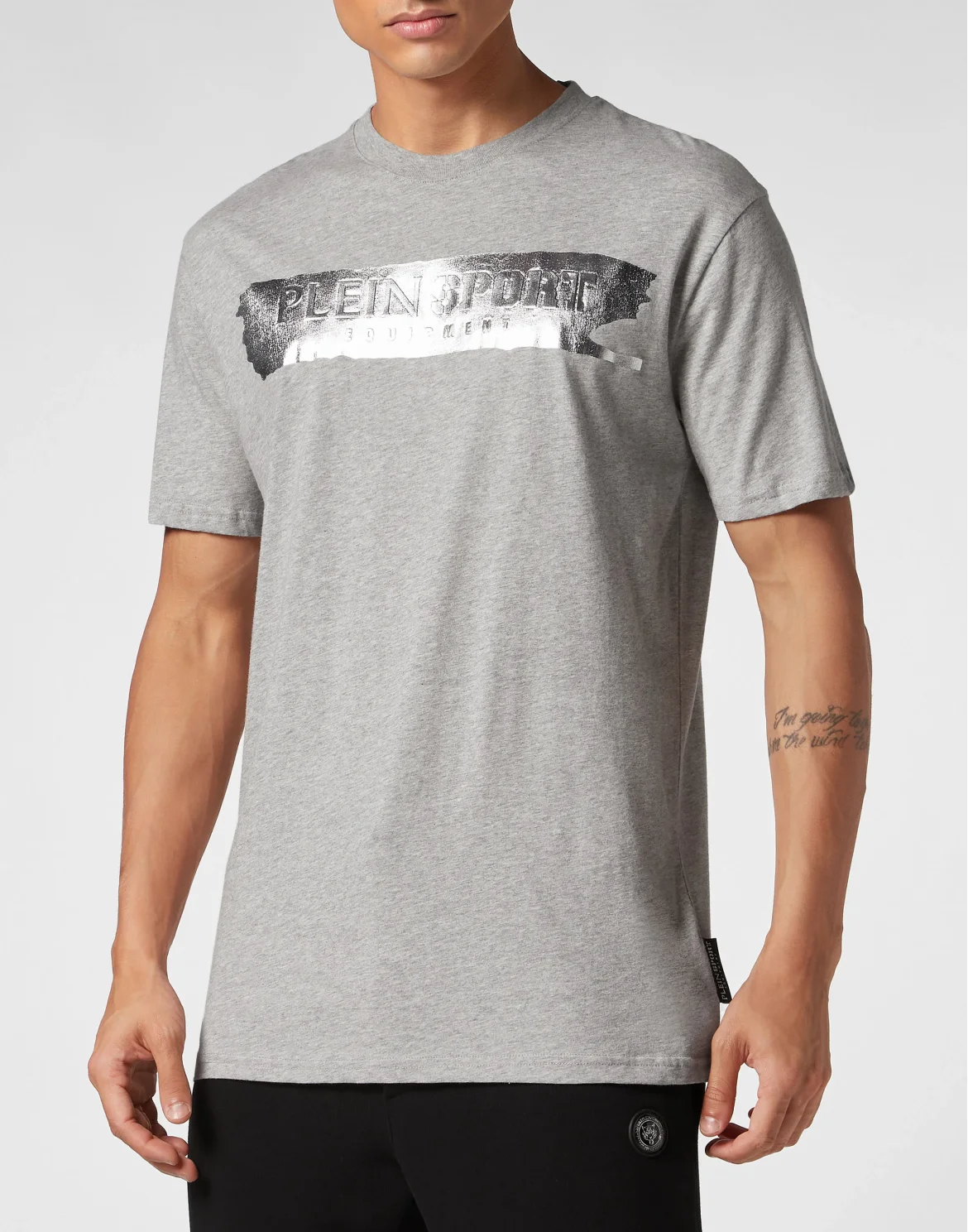 T-shirt Round Neck SS Silver Brush, цвет: Серый