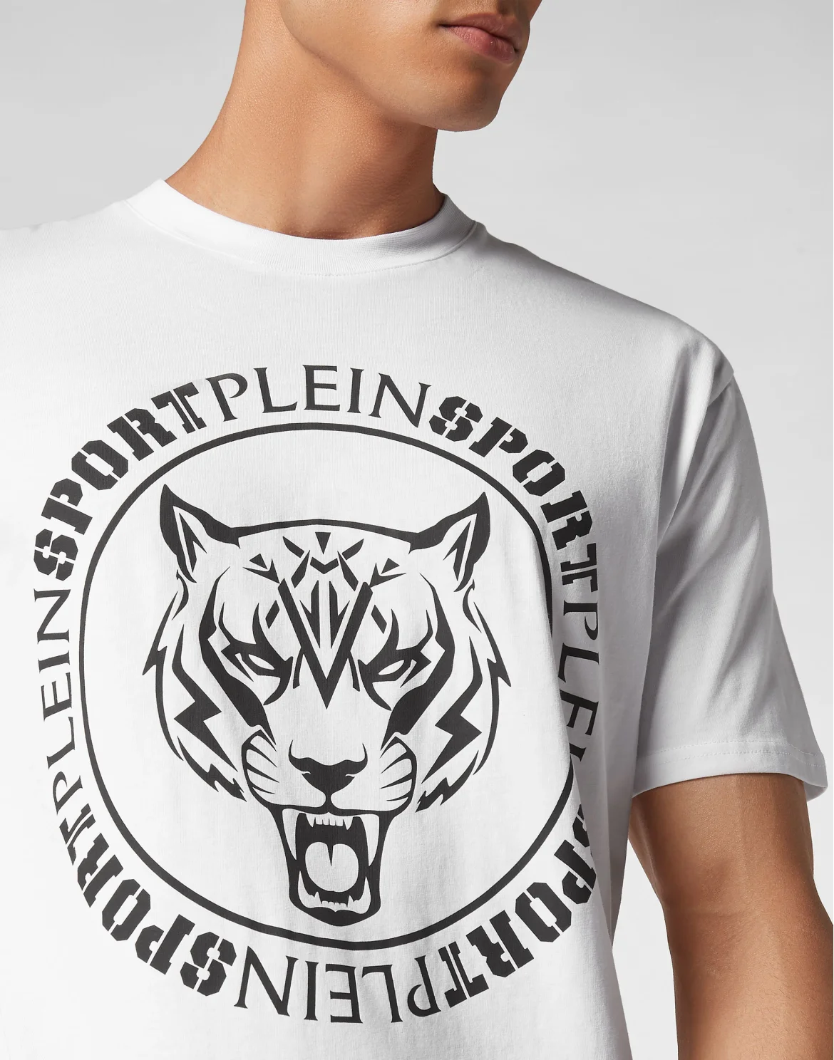 T-shirt Round Neck SS Tiger, цвет: Белый