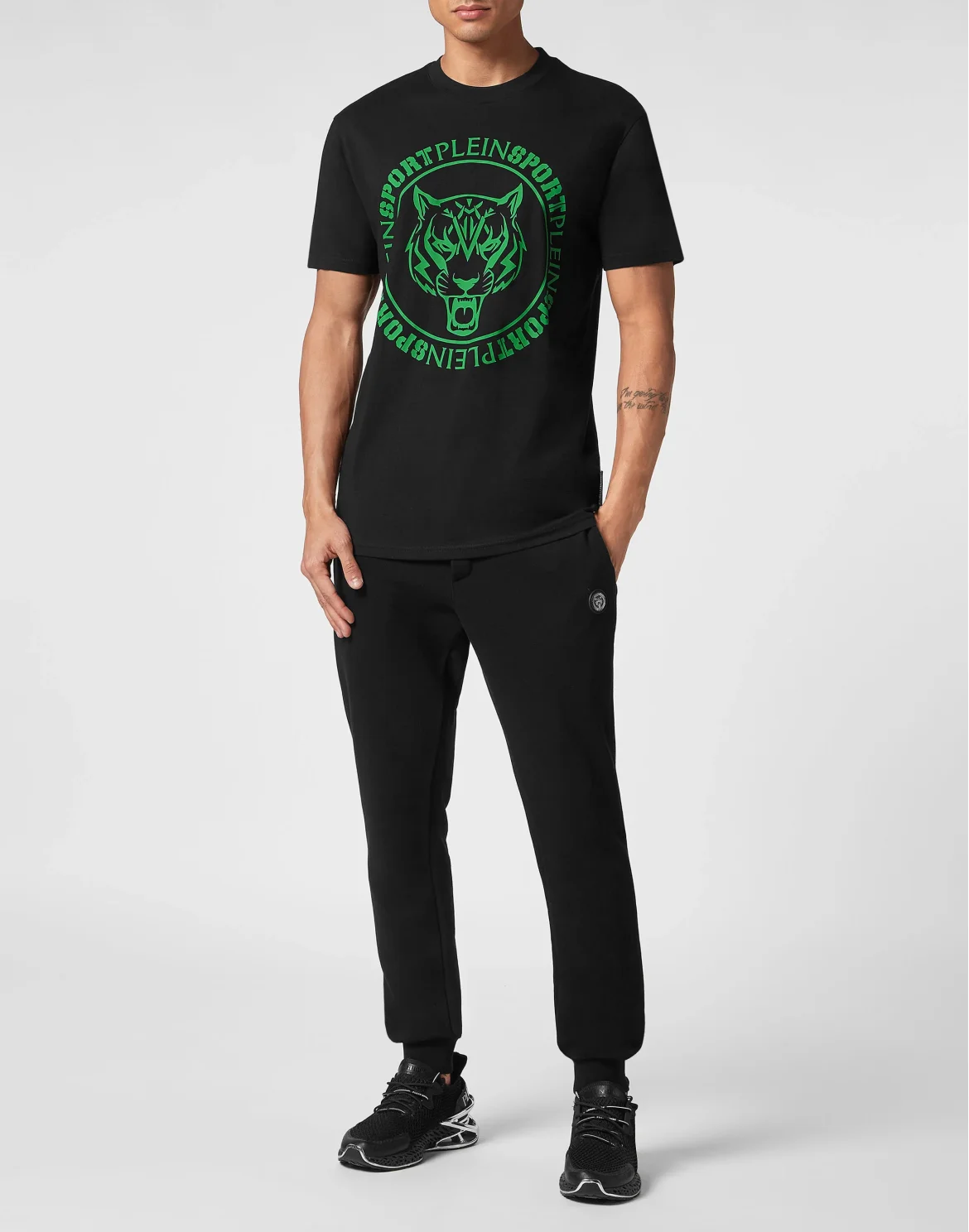 T-shirt Round Neck SS Tiger, цвет: Зеленый