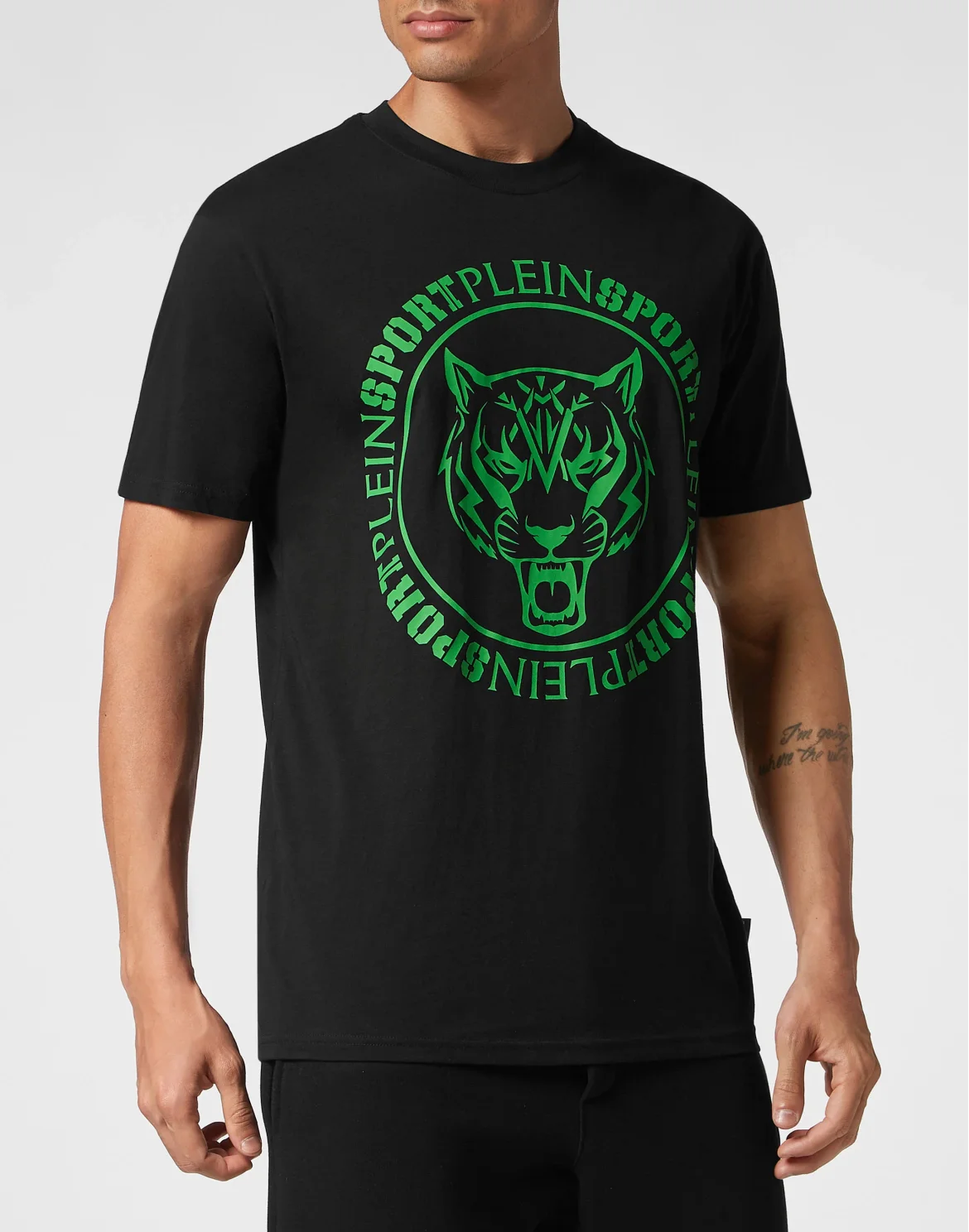 T-shirt Round Neck SS Tiger, цвет: Зеленый