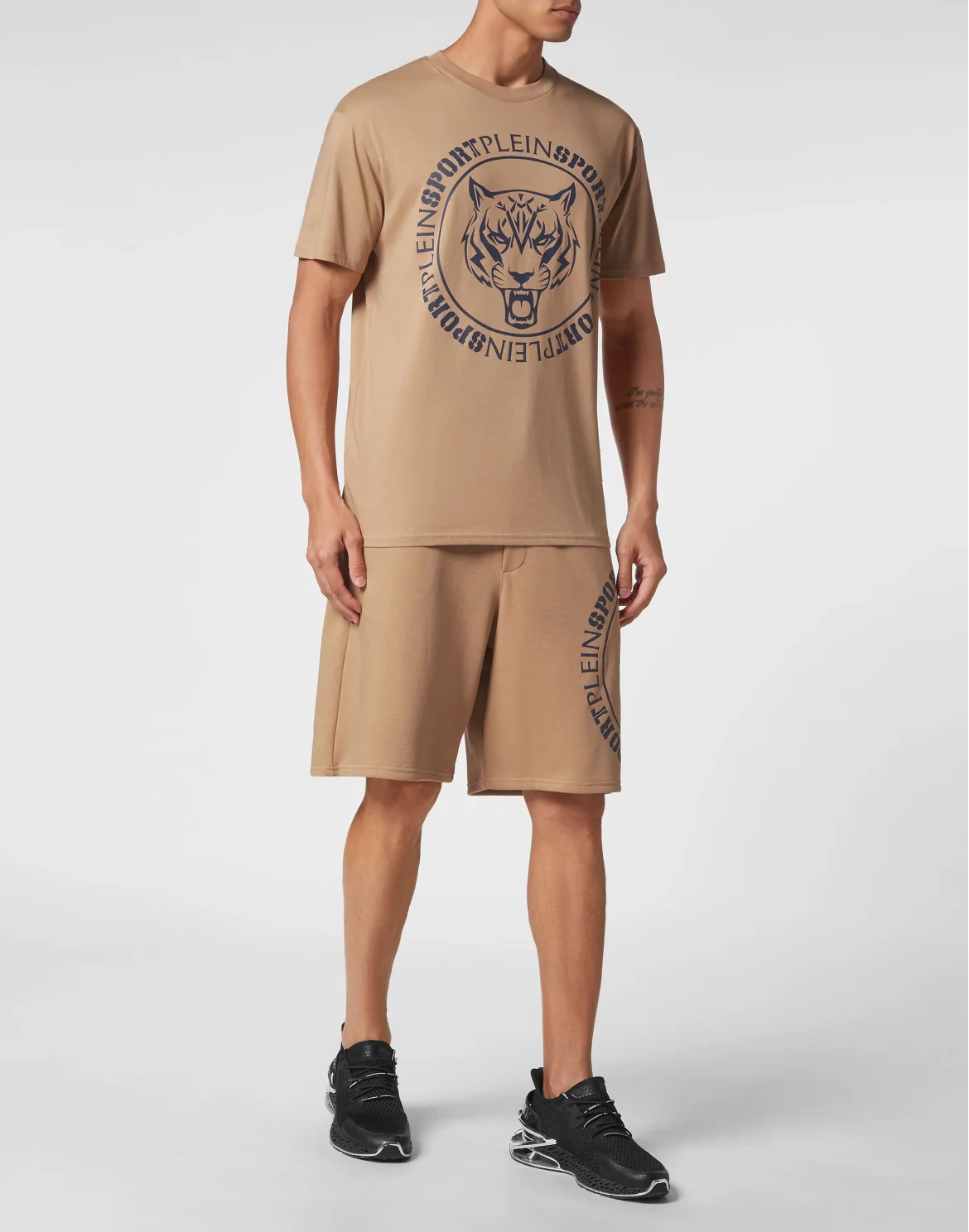 T-shirt Round Neck SS Tiger, цвет: Бежевый