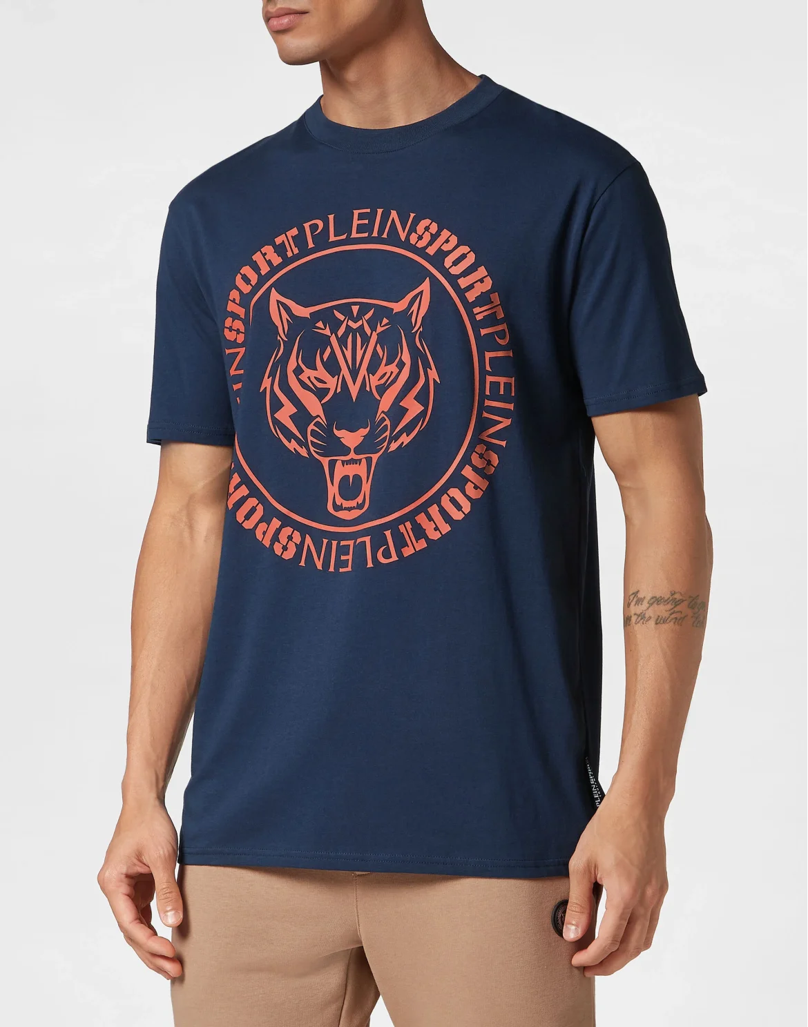 T-shirt Round Neck SS Tiger, цвет: Синий