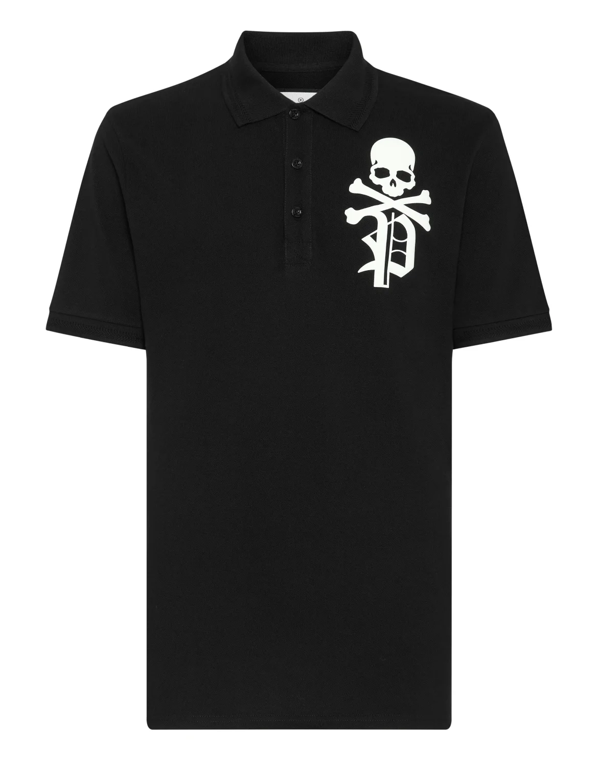 Slim Fit Polo Shirt Skull&Bones, цвет: Черный