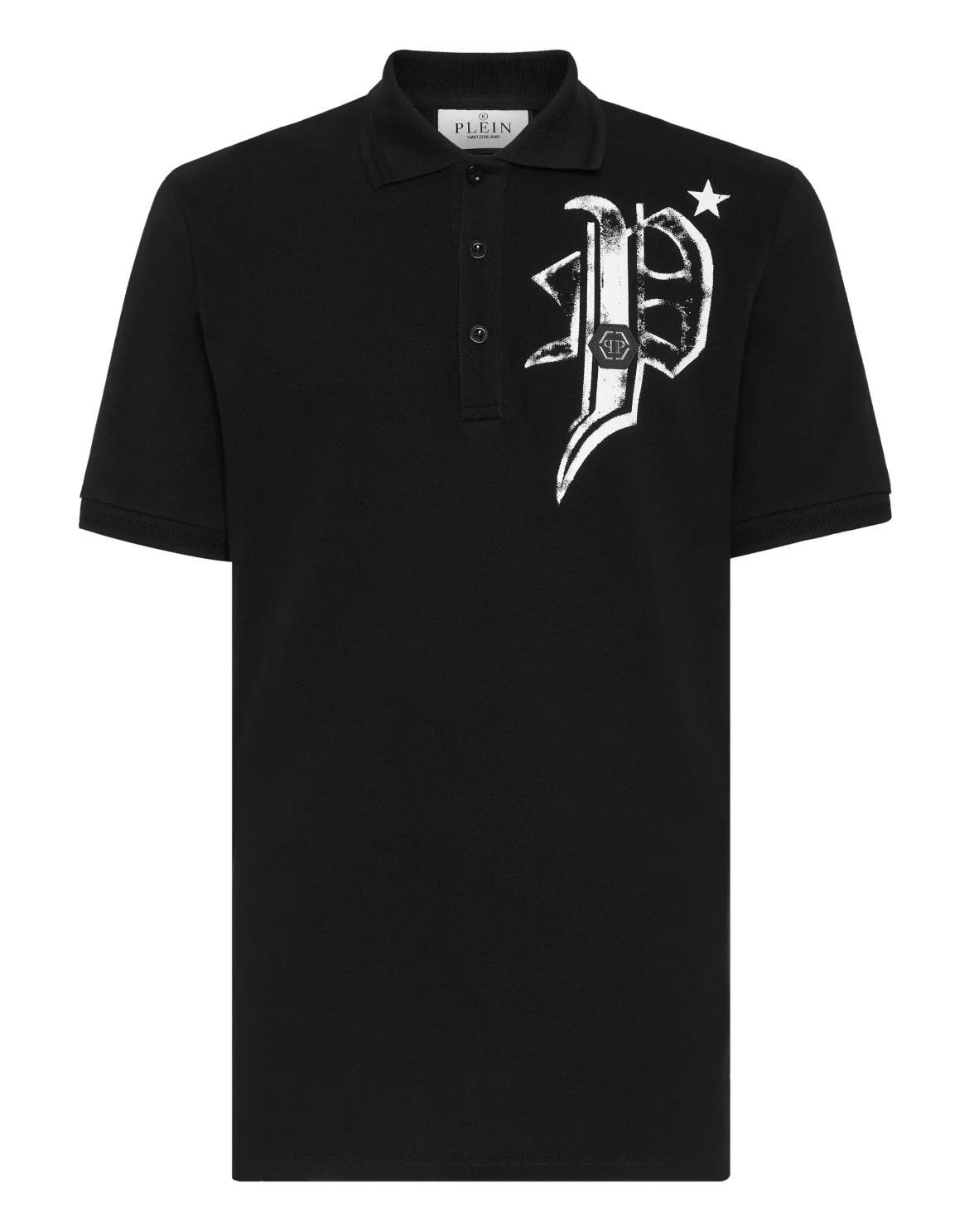Slim Fit Jersey Polo Shirt Skull&Bones, цвет: Черный