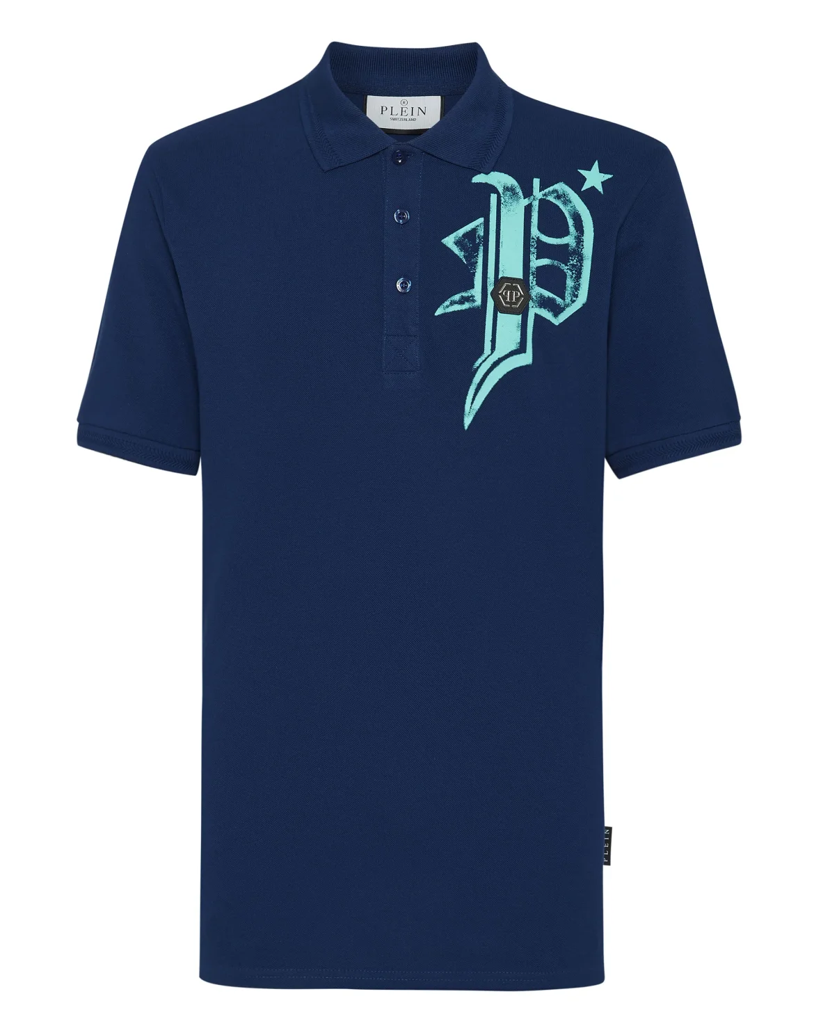 Slim Fit Jersey Polo Shirt Skull&Bones, цвет: Синий
