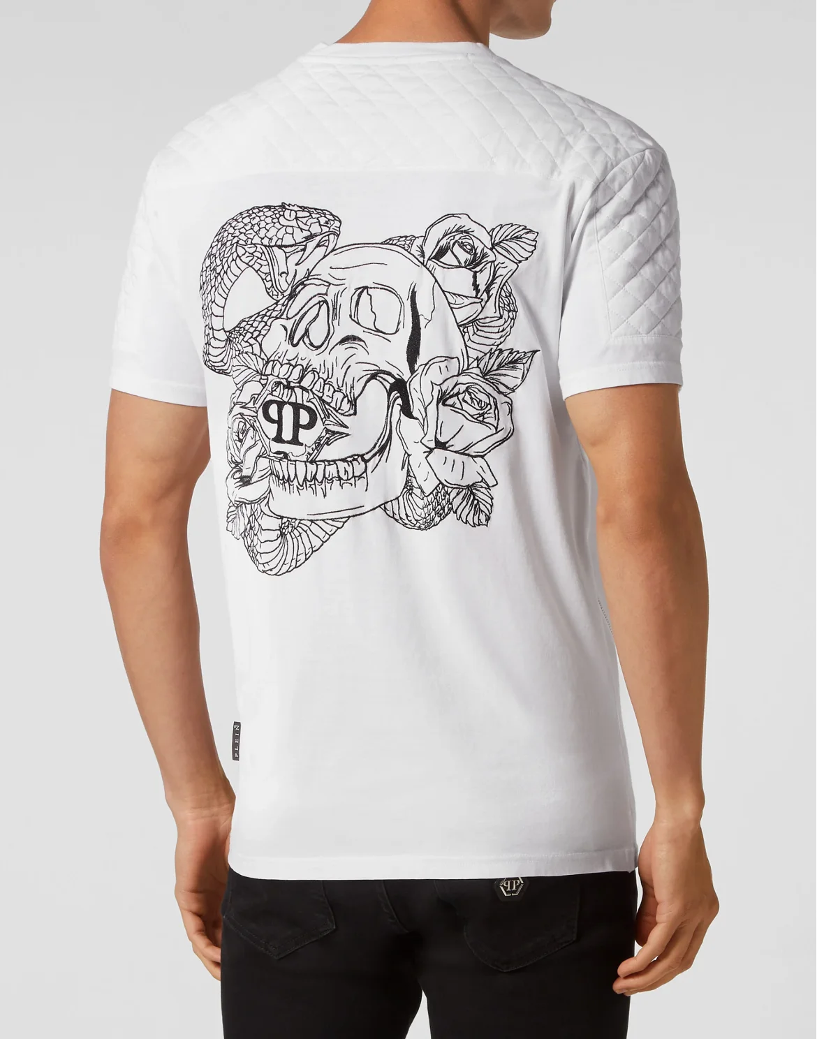 T-shirt Round Neck SS Snake, цвет: Белый