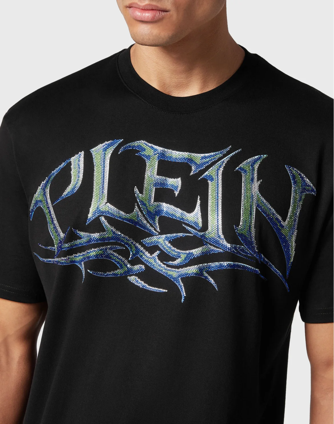 T-shirt Round Neck SS Chrome, цвет: Черный
