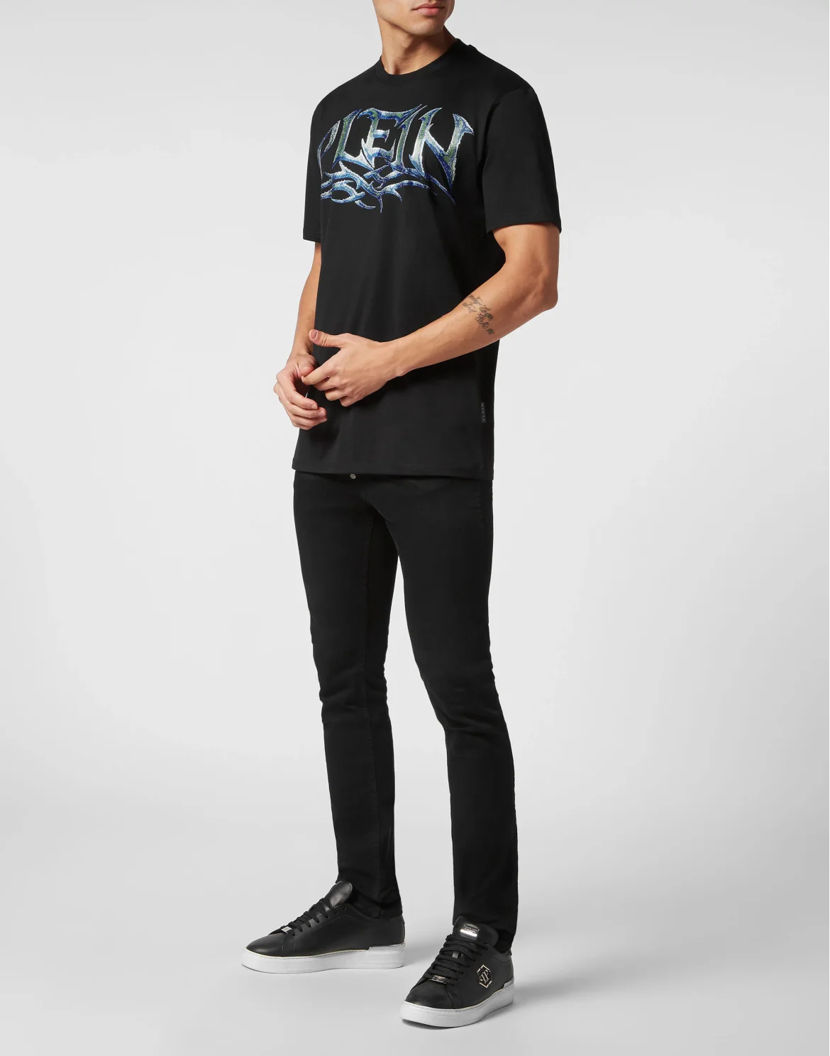 T-shirt Round Neck SS Chrome, цвет: Черный