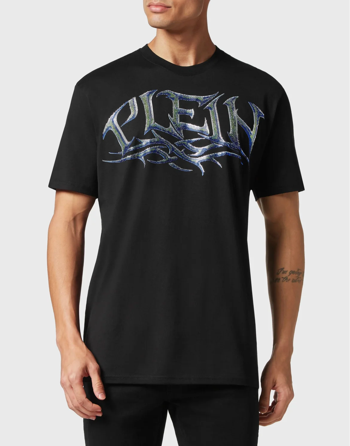 T-shirt Round Neck SS Chrome, цвет: Черный