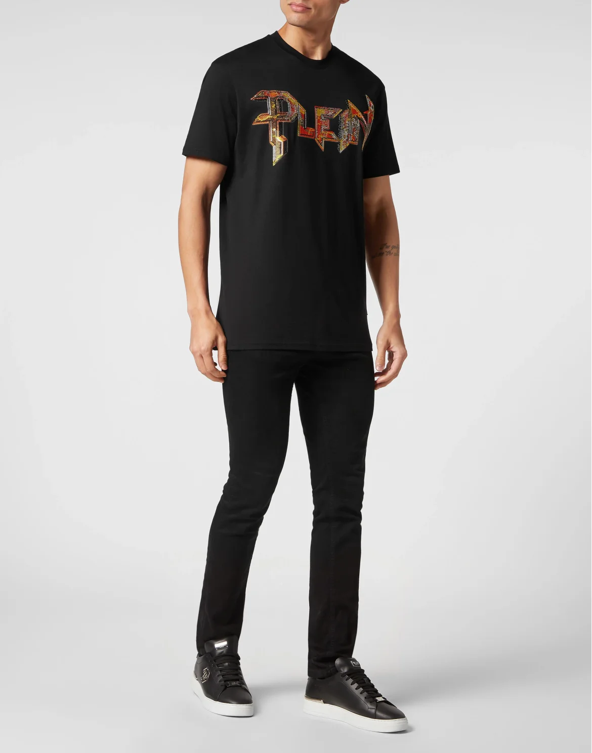 T-shirt Round Neck SS Chrome, цвет: Черный