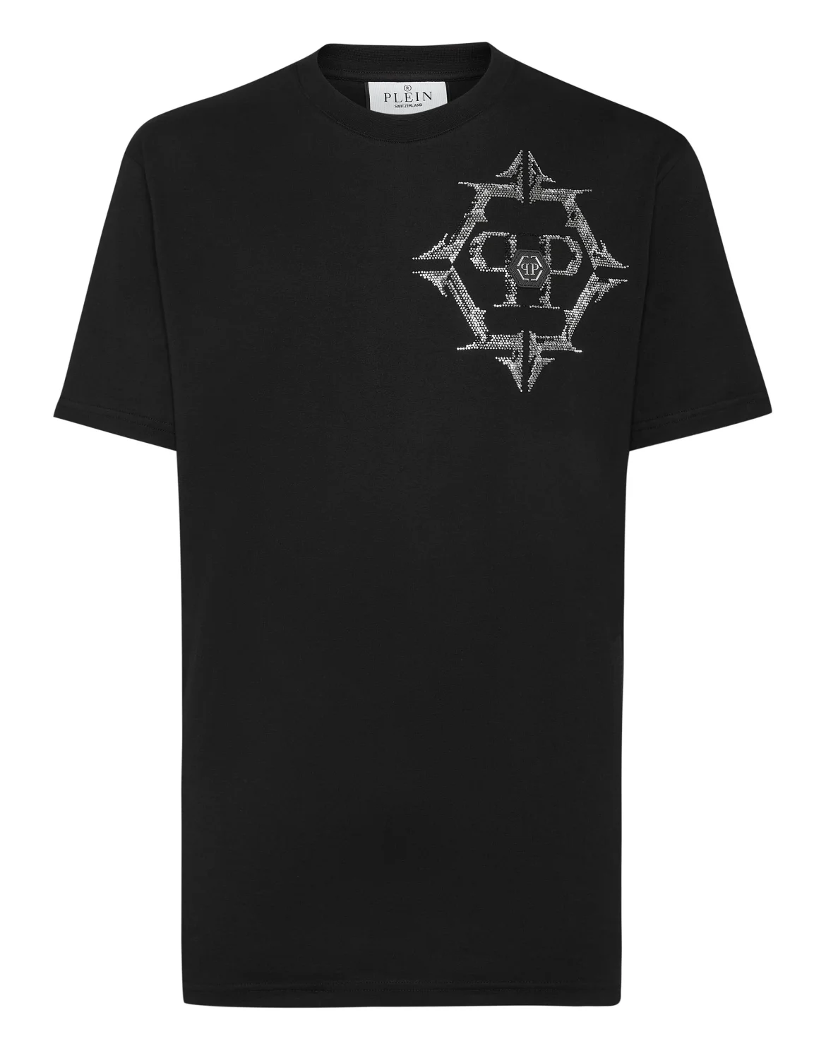 T-shirt Round Neck SS Chrome, цвет: Черный