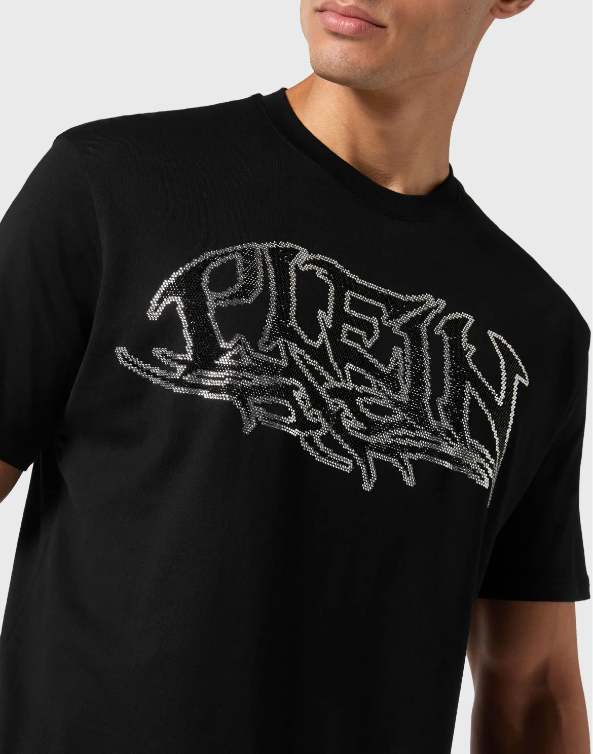 T-shirt Round Neck SS Chrome, цвет: Черный