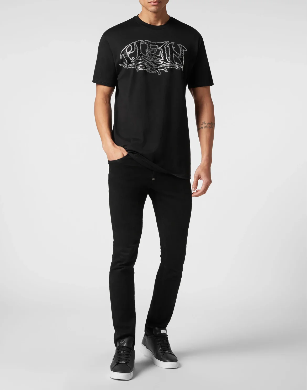 T-shirt Round Neck SS Chrome, цвет: Черный