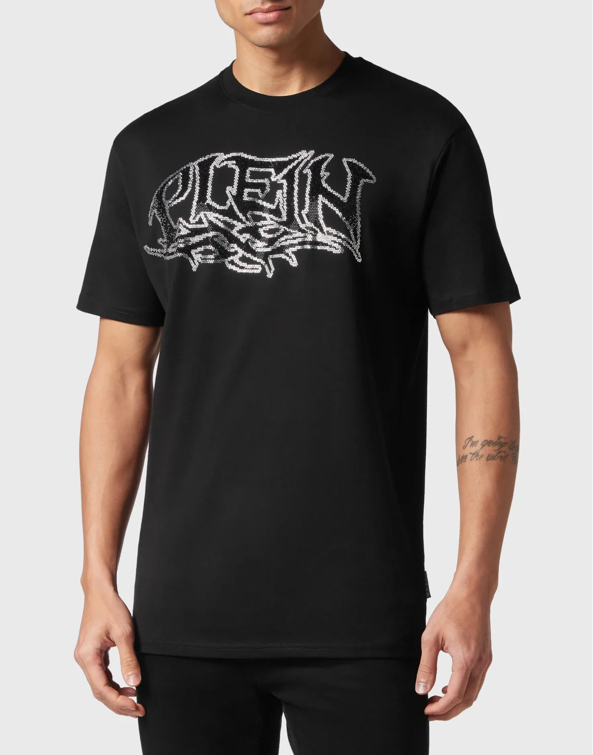 T-shirt Round Neck SS Chrome, цвет: Черный