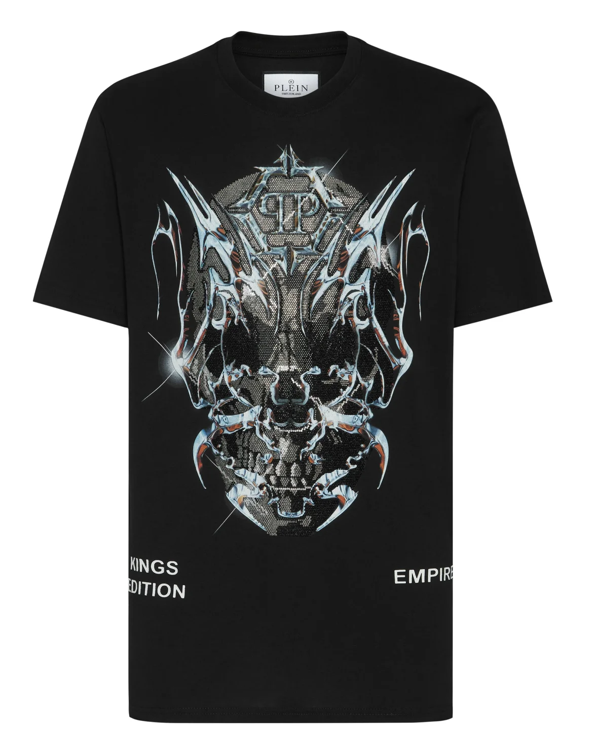 T-shirt Round Neck SS Chrome, цвет: Черный