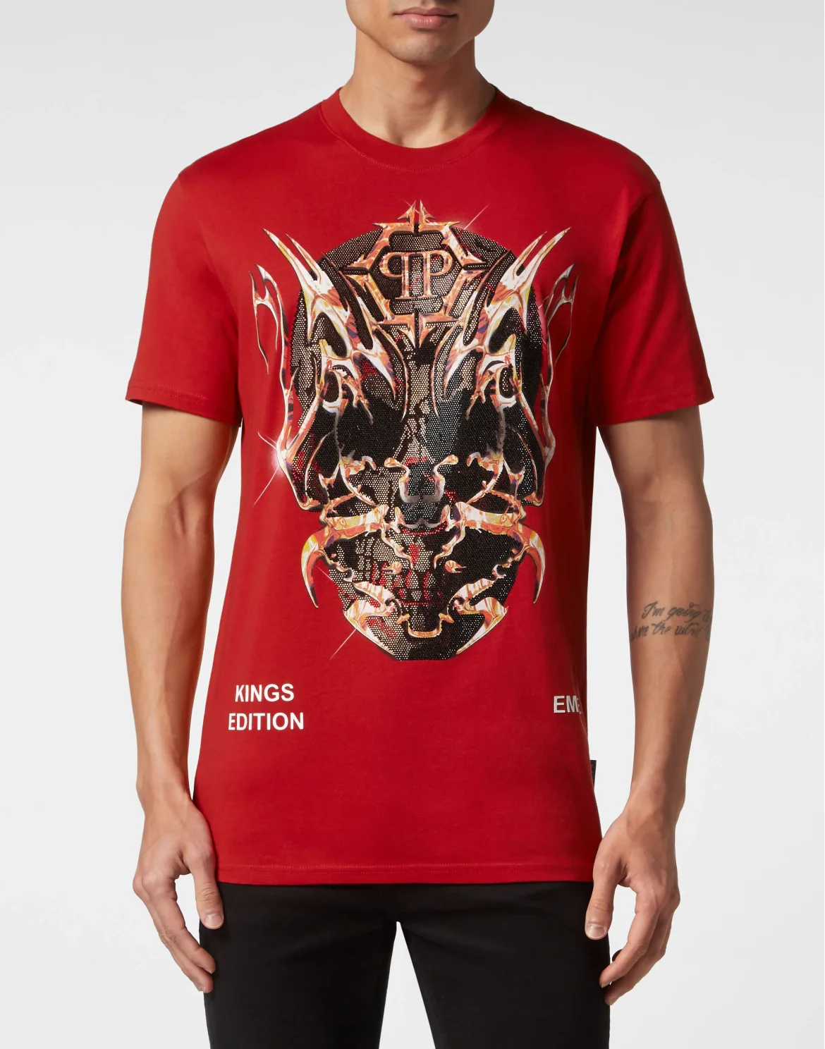 T-shirt Round Neck SS Chrome, цвет: Красный