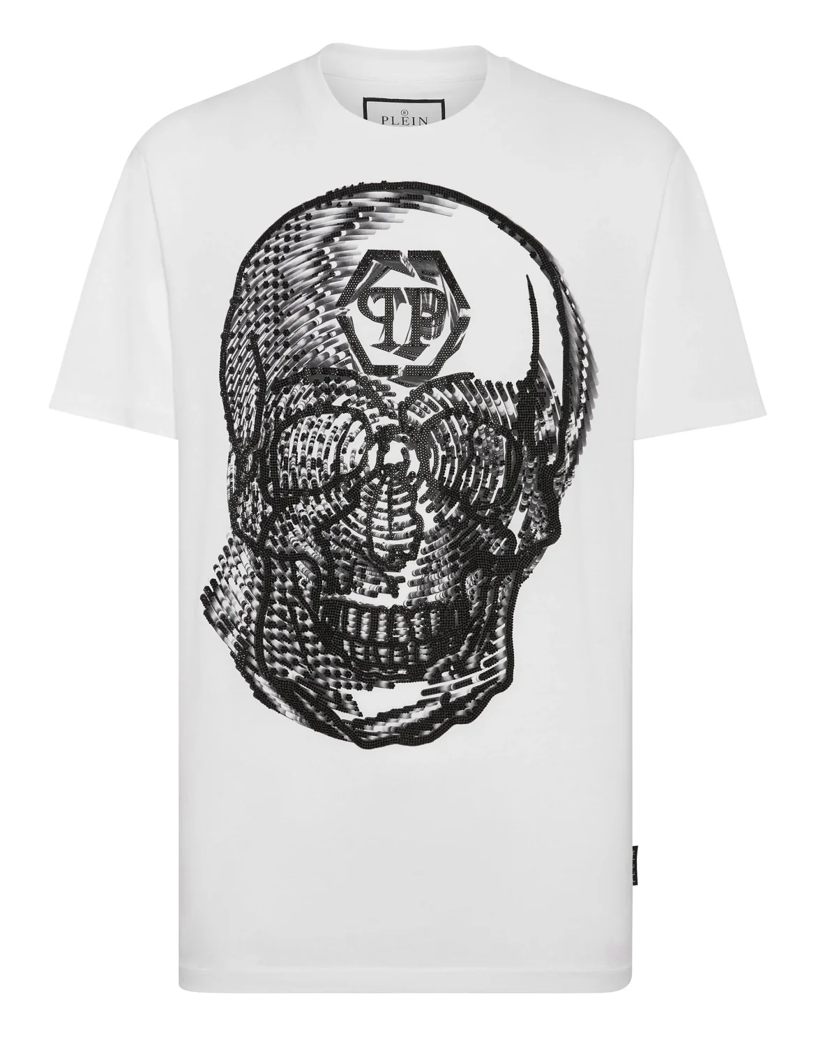 T-shirt Round Neck SS Skull, цвет: Белый