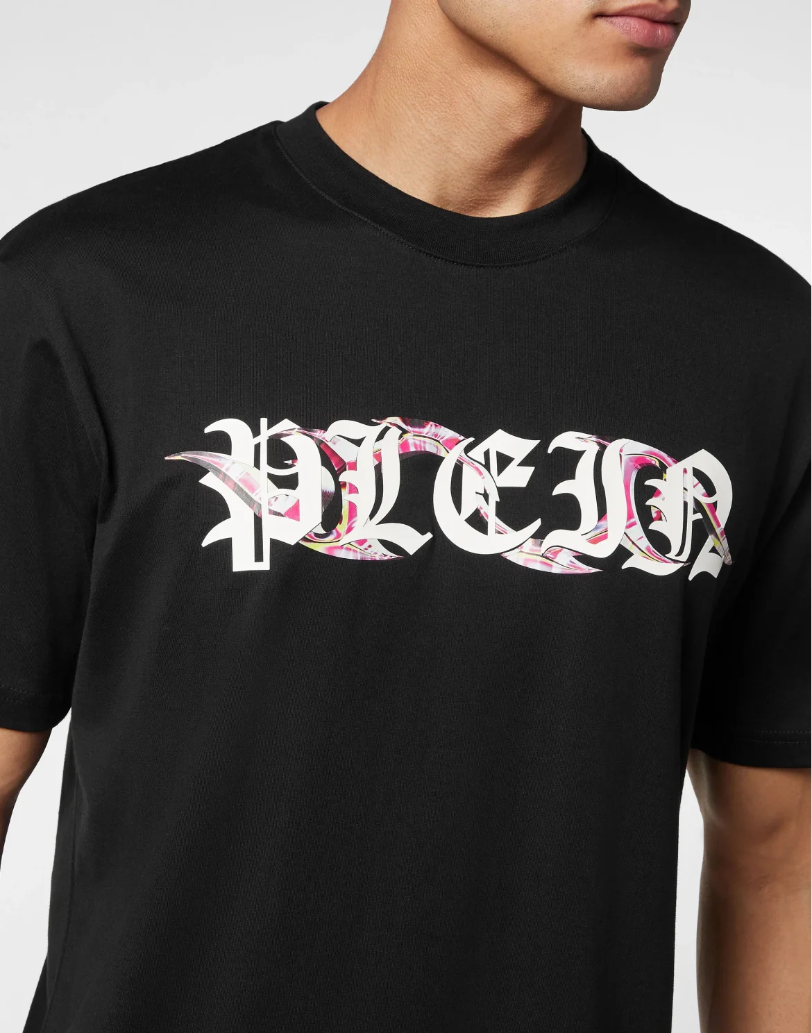 T-shirt Round Neck SS Chrome, цвет: Черный