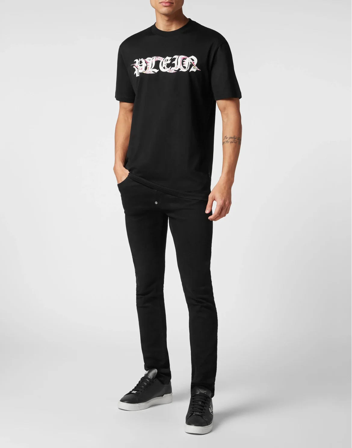 T-shirt Round Neck SS Chrome, цвет: Черный
