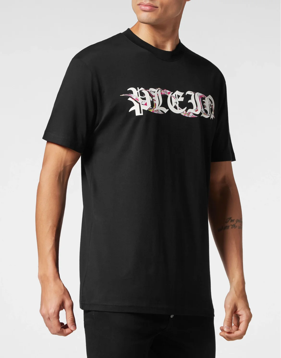 T-shirt Round Neck SS Chrome, цвет: Черный