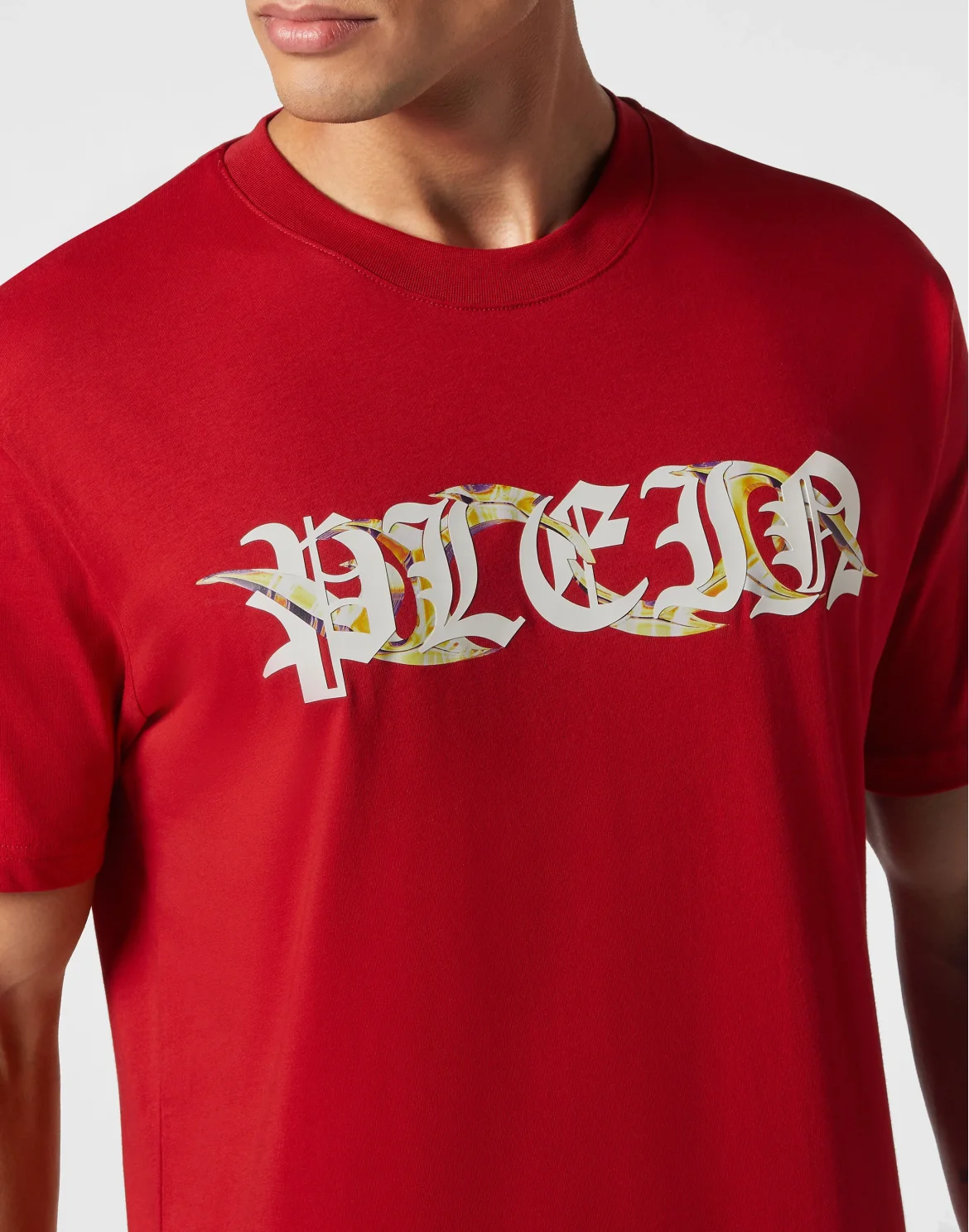 T-shirt Round Neck SS Chrome, цвет: Красный