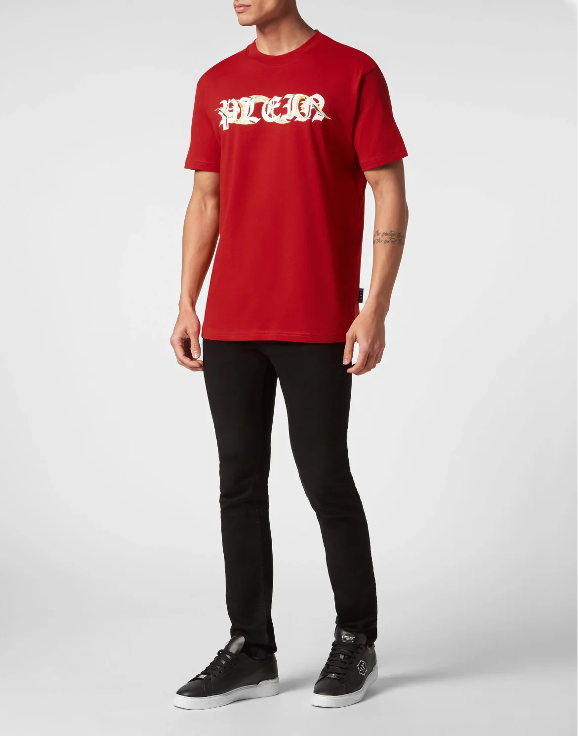T-shirt Round Neck SS Chrome, цвет: Красный
