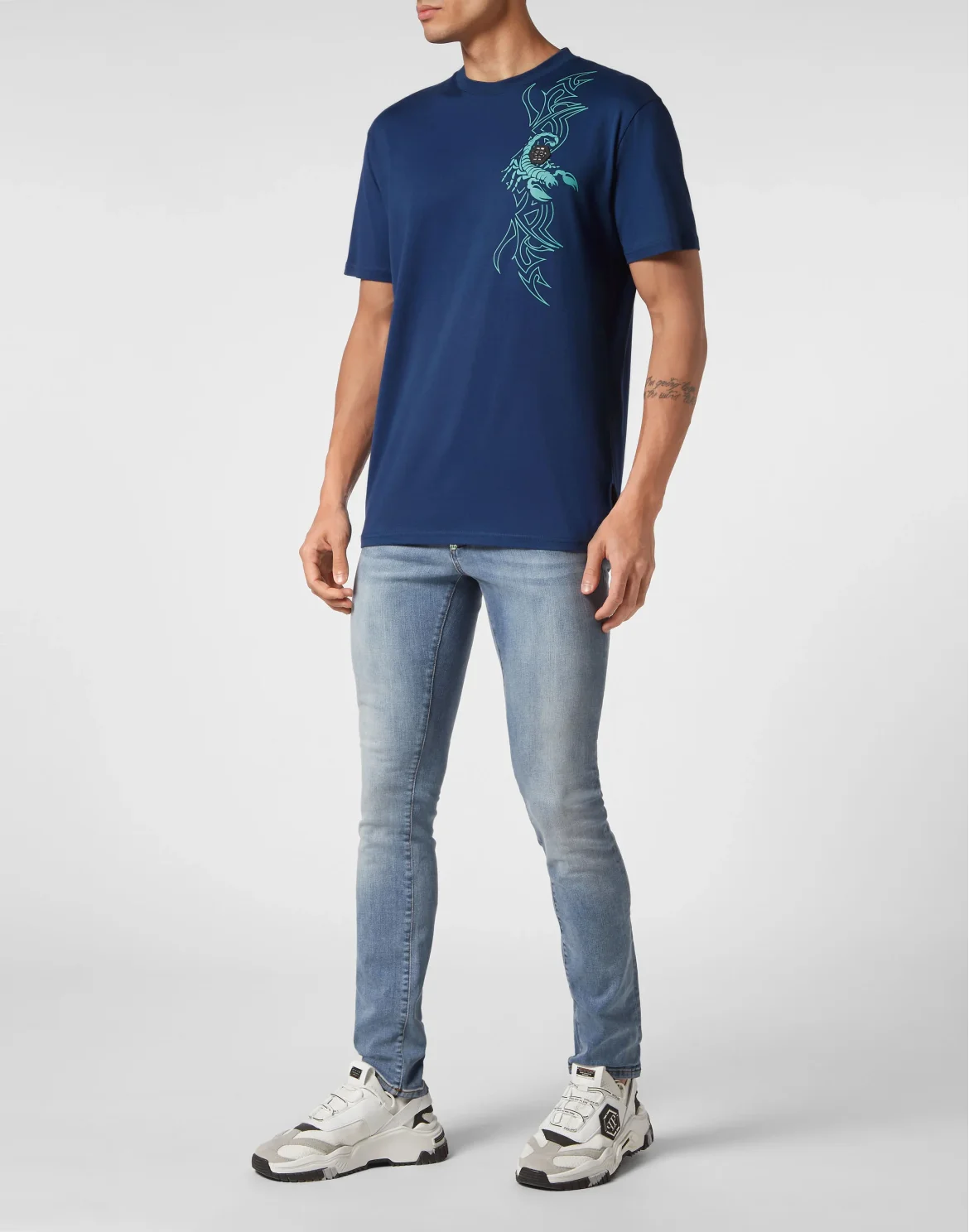 T-shirt Round Neck SS Scorpion, цвет: Синий