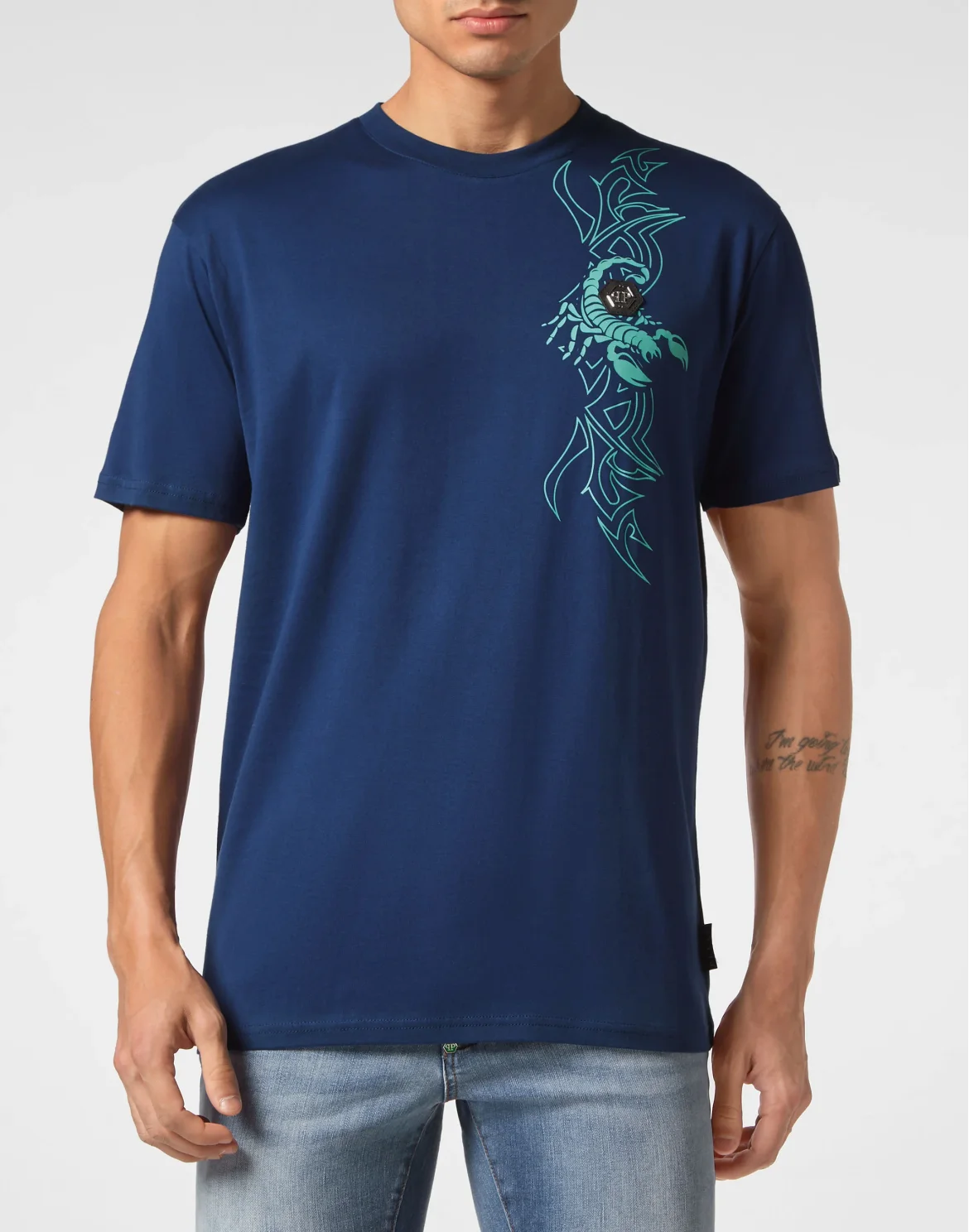 T-shirt Round Neck SS Scorpion, цвет: Синий