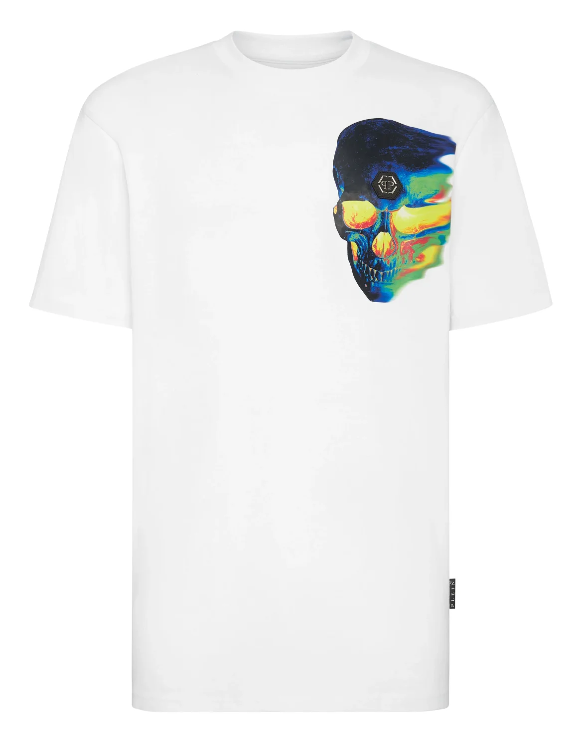 T-shirt Round Neck SS Skull, цвет: Белый