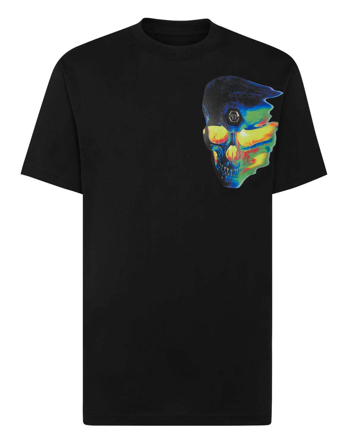 T-shirt Round Neck SS Skull, цвет: Черный