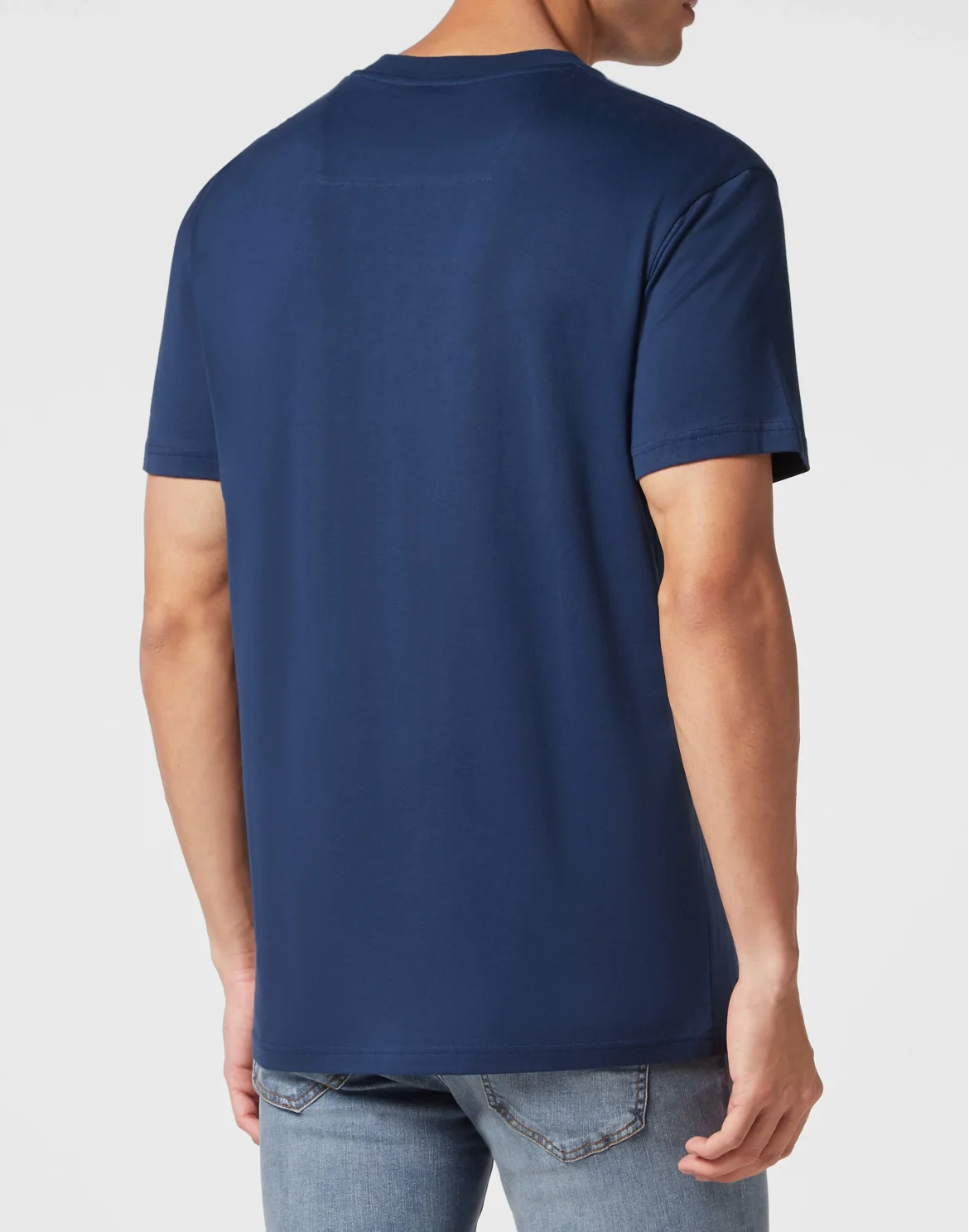 T-shirt Round Neck SS Skull, цвет: Синий