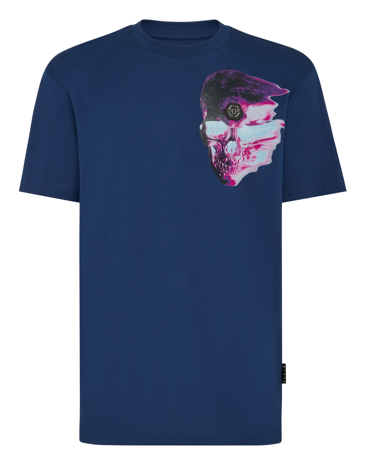 T-shirt Round Neck SS Skull, цвет: Синий