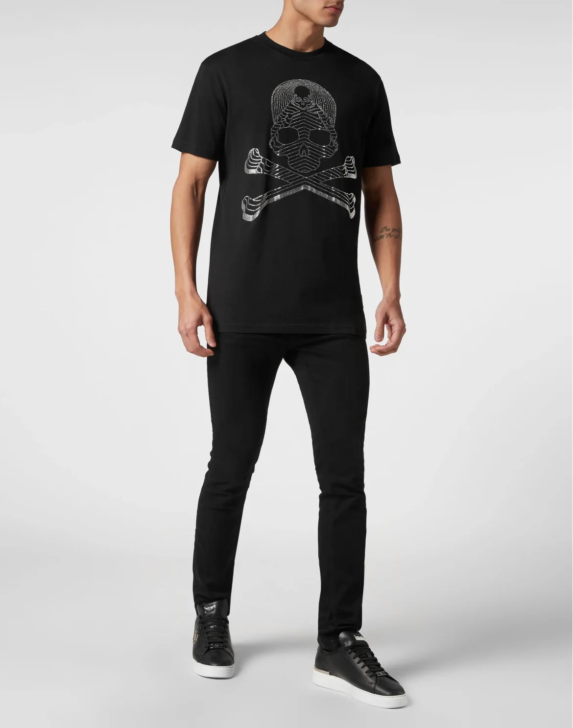 T-shirt Round Neck SS Skull&Bones, цвет: Черный