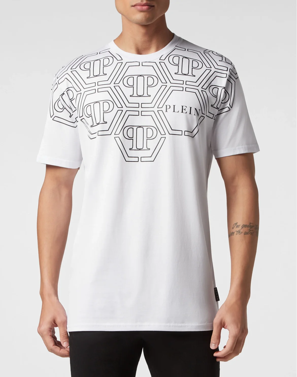 T-shirt Round Neck SS Hexagon, цвет: Белый