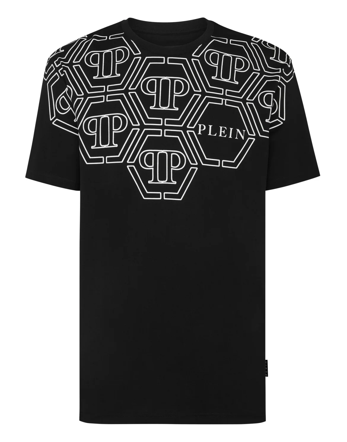 T-shirt Round Neck SS Hexagon, цвет: Черный