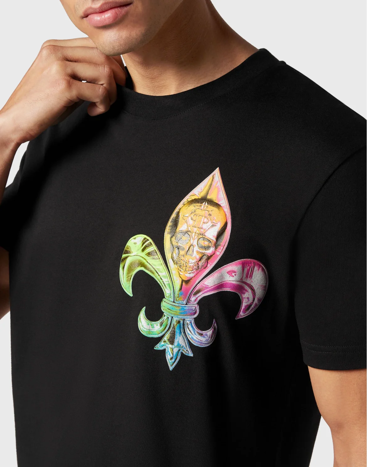 T-shirt Round Neck SS Chrome, цвет: Черный