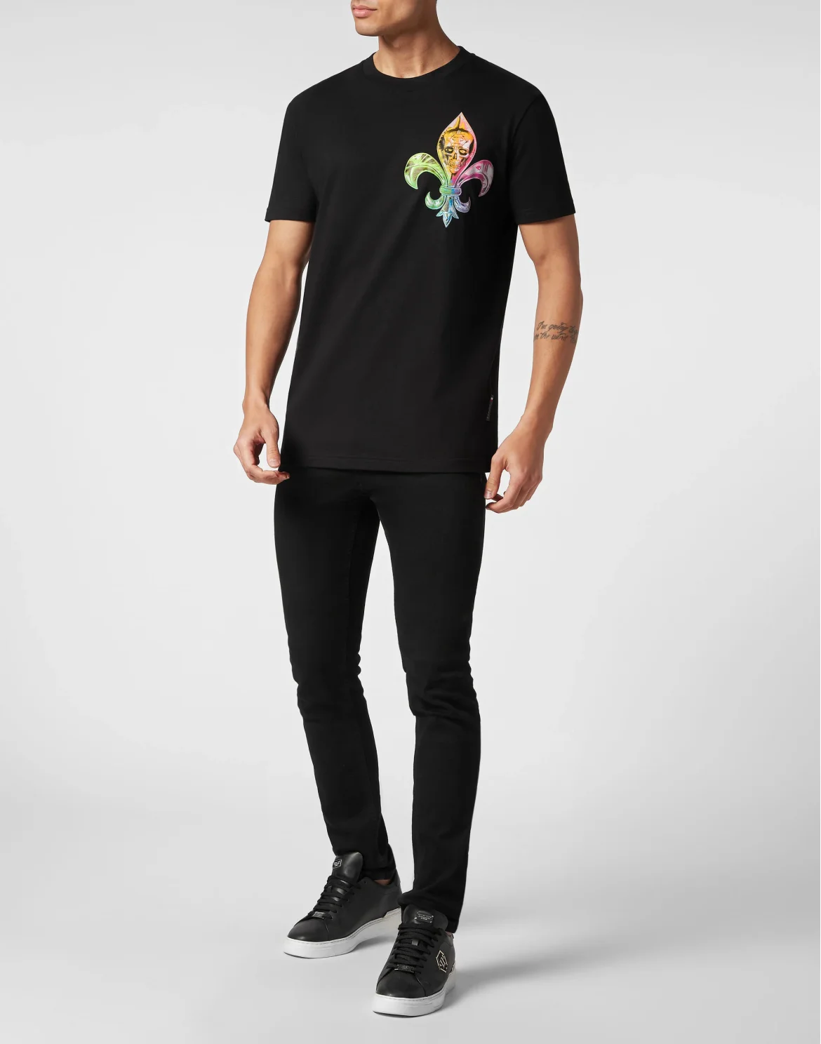 T-shirt Round Neck SS Chrome, цвет: Черный
