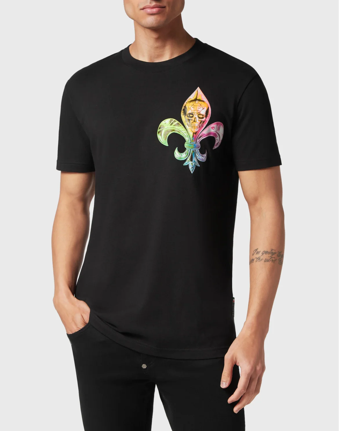 T-shirt Round Neck SS Chrome, цвет: Черный