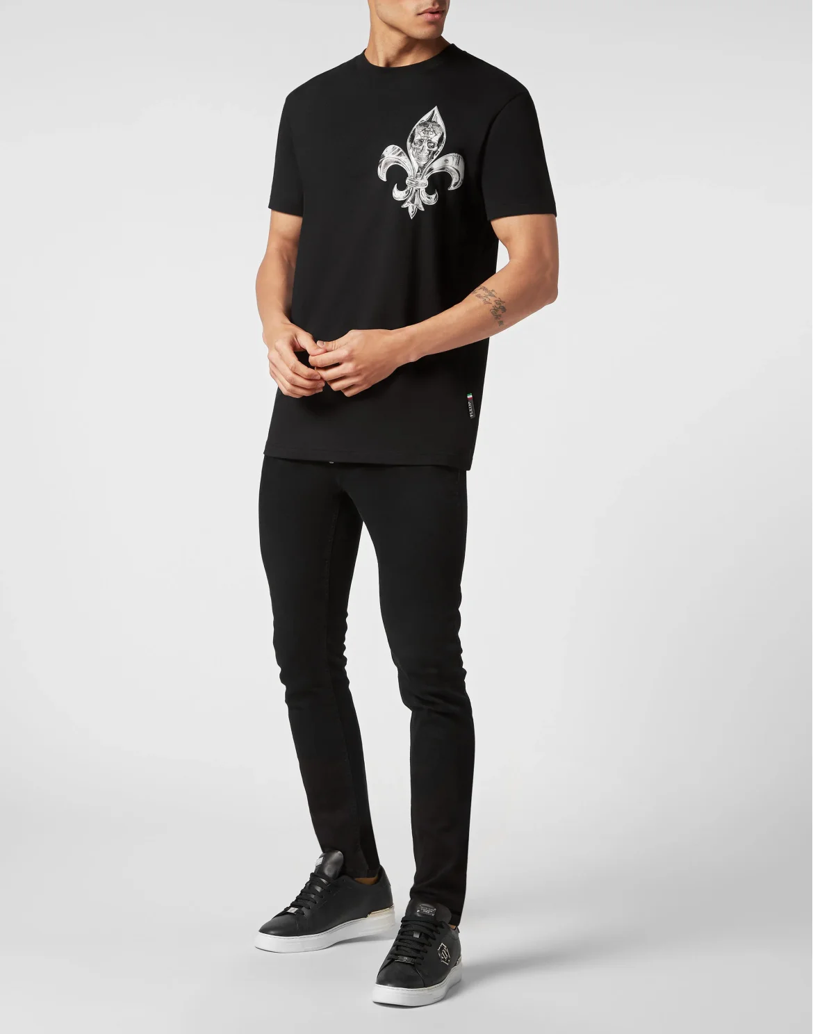T-shirt Round Neck SS Chrome, цвет: Черный