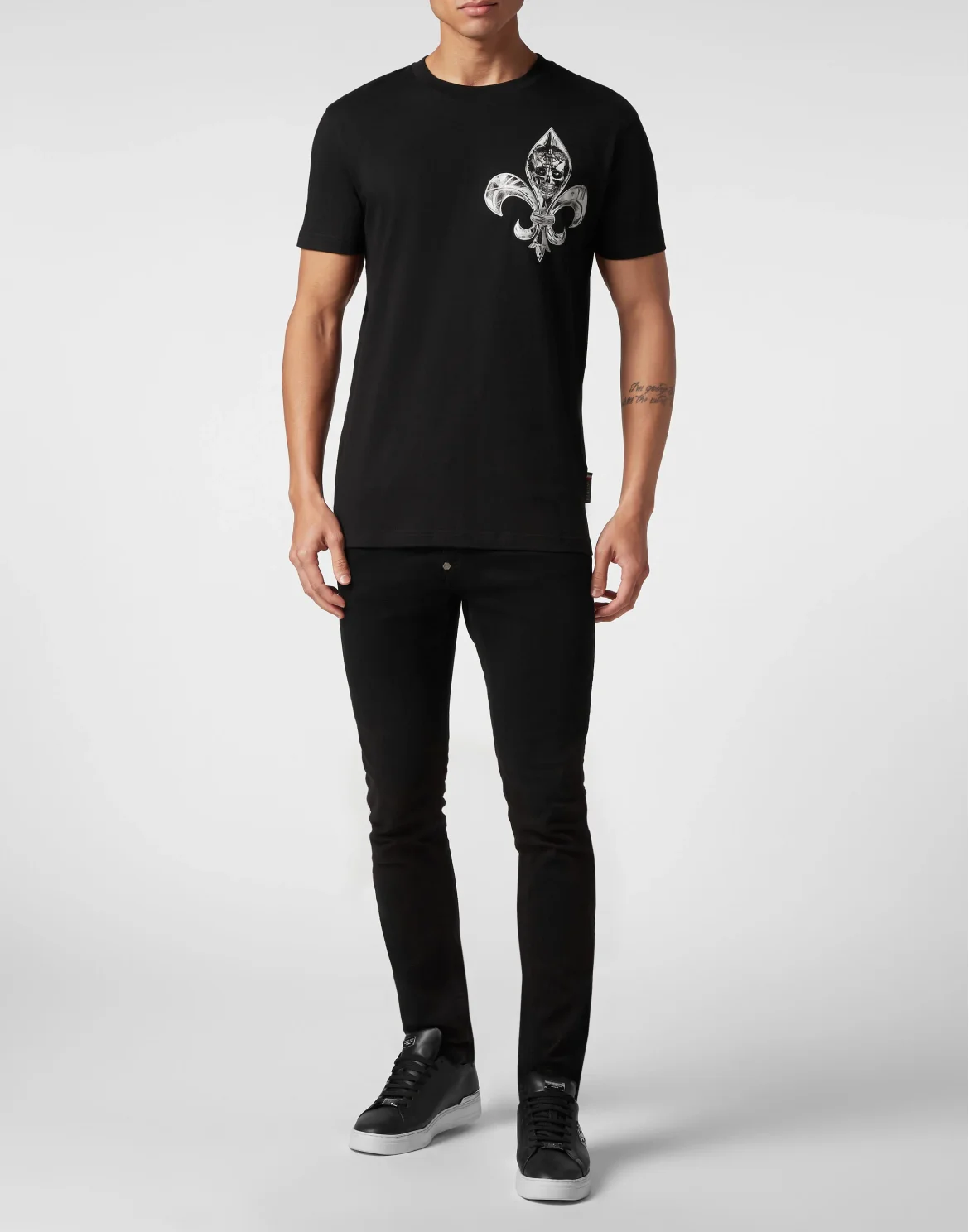 T-shirt Round Neck SS Chrome, цвет: Черный
