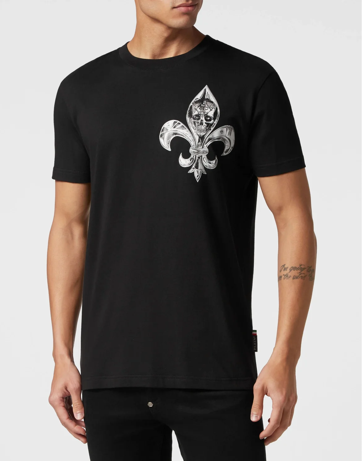 T-shirt Round Neck SS Chrome, цвет: Черный