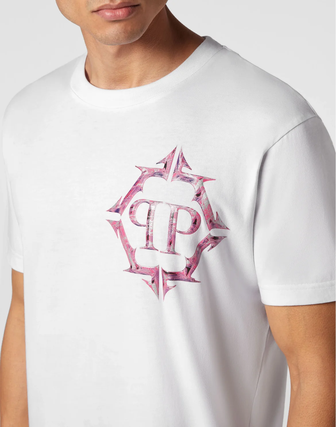 T-shirt Round Neck SS Chrome, цвет: Белый